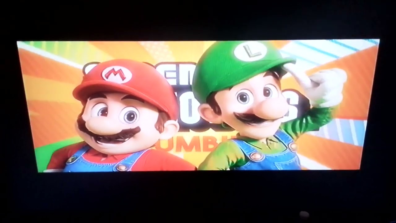 Super Mario Movie DVD Scratches And Glitches (Seizure Warning)