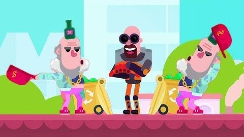 Bowmasters - LIL DUMP Jeremy (Bum) TOURNAMENT NORMAL NEW Character - Gameplay Walkthrough