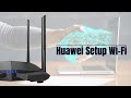 Setup WiFi on the Huawei HG8245H