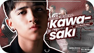 Kawasaki  Santos Bravos  Line Distribution