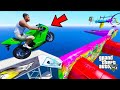 SHINCHAN AND FRANKLIN TRIED THE EPIC SPEED BOOSTER CORRIDOR PARKOUR CHALLENGE GTA 5 GAMING 