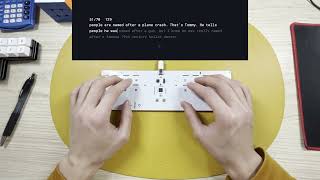 Asterisk Stenokeyboards Typing Test Quote