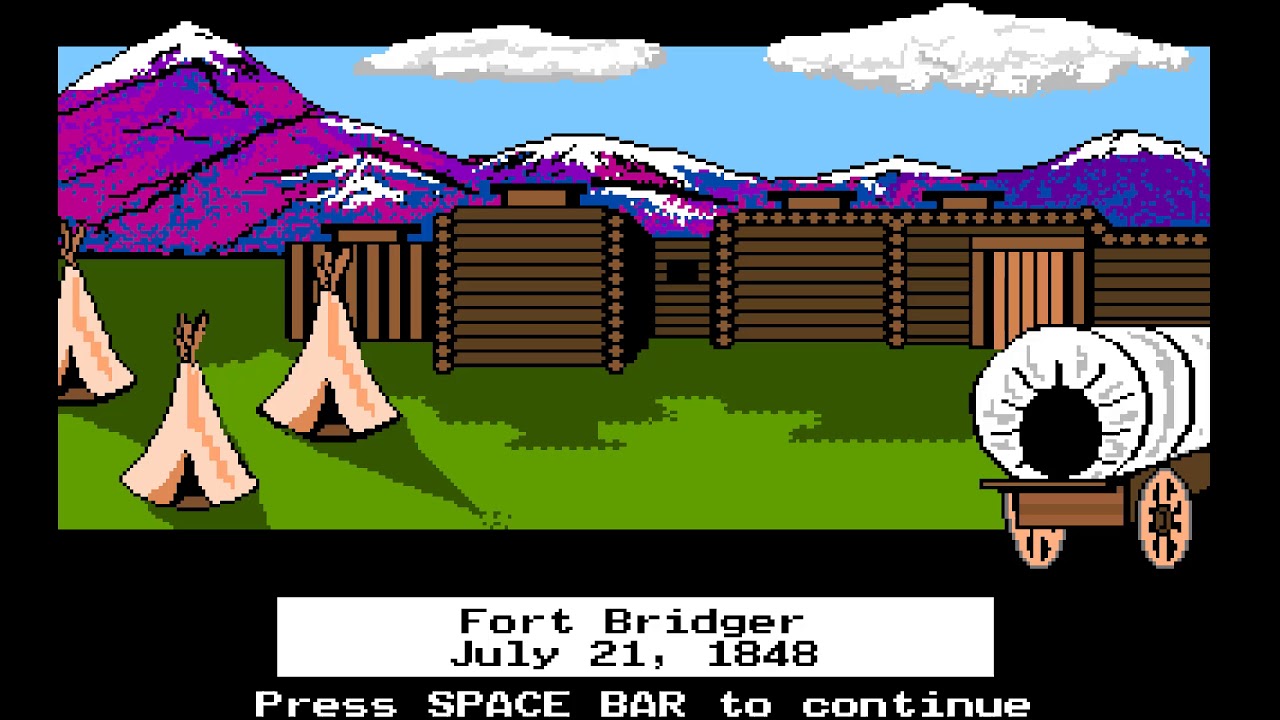 Oregon Trail Game Review - YouTube