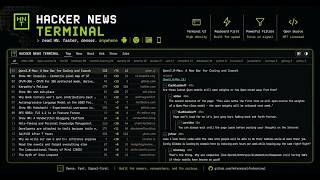 HNTerminal: Hacker News at terminal density with superpowers !