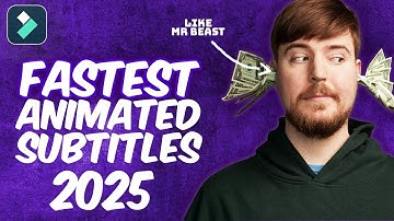 How to Add Automatic Animated Subtitles in Filmora | Like MrBeast & Ali Abdaal!