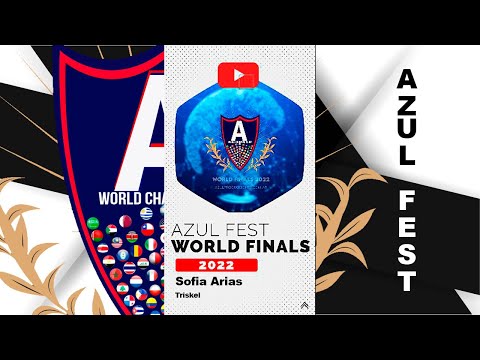 Azul Fest World Championship - Finales Mundiales de Artes Aereas - Sofia Arias #aerialsilks