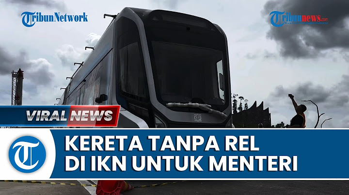 Penampakan Kereta Tanpa Rel di IKN, Siap Dijajal Transportasi Para Menteri saat Upacara 17 Agustus