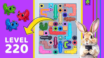 Gecko Out Level 220 Solution Walkthrough