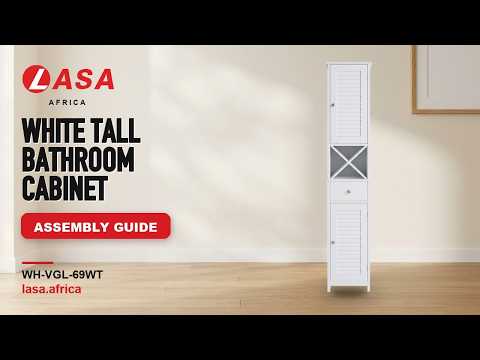 White Tall Bathroom Cabinet – Assembly
