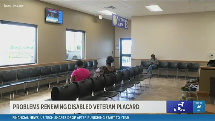 Problems renewing disable veteran placard