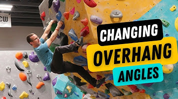 Transitioning From an Overhanging to Vertical Climbing Wall