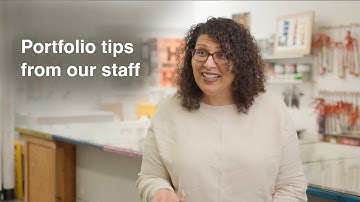 Portfolio advice: Tips from our staff