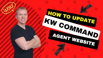 How to Update Your new KW Command Agent Websites