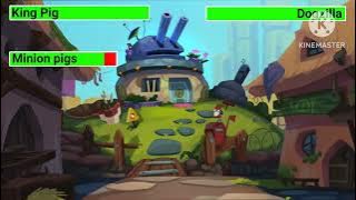 Dogzilla with healthbars!! (angry birds toons)
