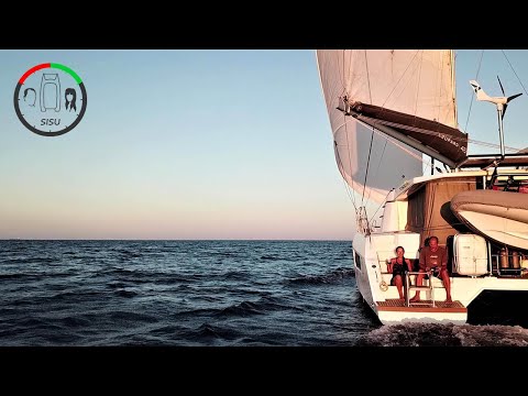 #72 Calm Seas YAY!!  We reach Turkey After a 28 Day Passage| Sailing Sisu Leopard 45 Catamaran