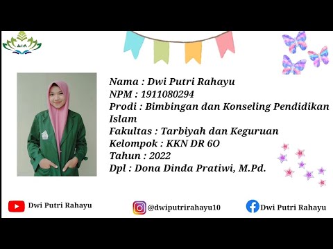 Moderasi Beragama || KKN DR UIN Raden Intan Lampung 2022 || Dwi Putri Rahayu