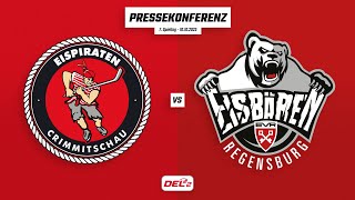 Pressekonferenz 7. Spieltag | Eispiraten Crimmitschau - Eisbären Regensburg