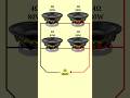 Speaker series parallel wiring #shorts #youtubeshorts