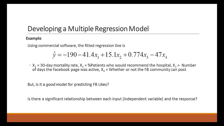 Webinar: Regression Methods Discovering Relationsh...