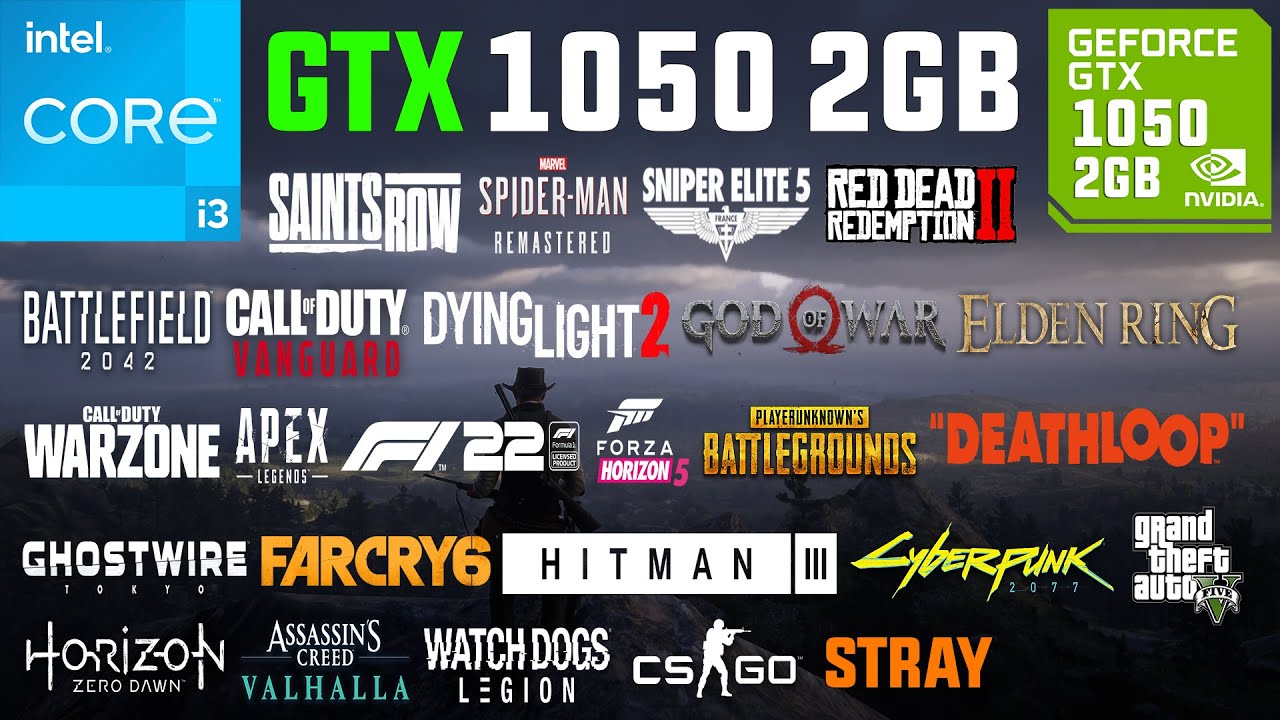 GTX 1050 + i3-12100F Test in 25 Games in 2022 - YouTube
