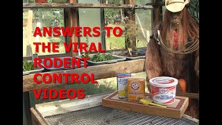 ANSWERS TO THE VIRAL RODENT CONTROL VIDEOS