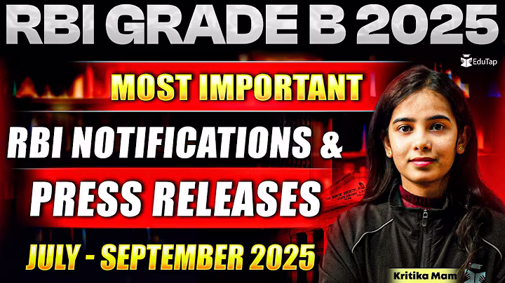 RBI Grade B Notifications & Press Releases 2025 | RBI Grade B Preparation | RBI Current Affairs