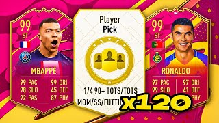 120x 90+ FUTTIES PLAYER PICKS & PACKS! 👀 FIFA 23 Ultimate Team