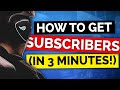 How To Get More SUBSCRIBERS On Youtube Gaming Channel (In 3 Minutes!)