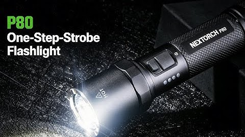 P80 One-Step-Strobe Duty Flashlight - 2100 Lumens #lawenforcement #patrol #edc #flashlight #gear