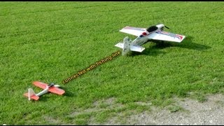 Cam-Plane  following Acromaster and finally B25 flight with landing