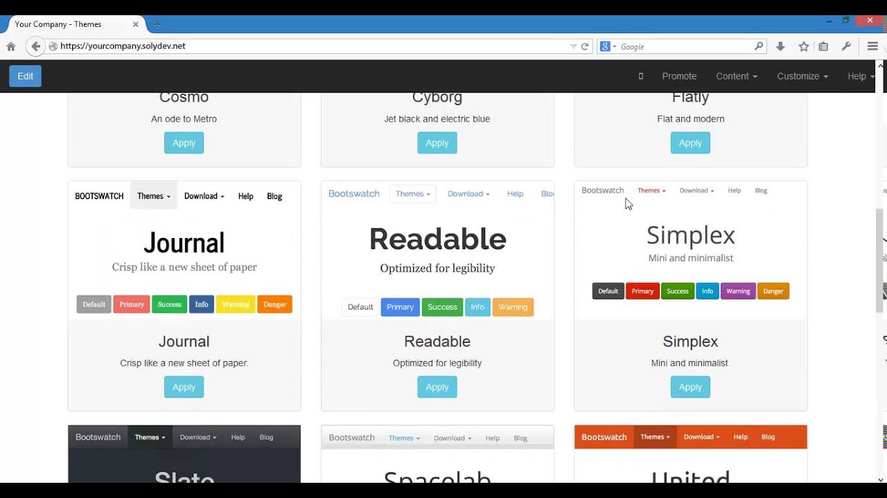 tuto odoo choisir un theme - YouTube