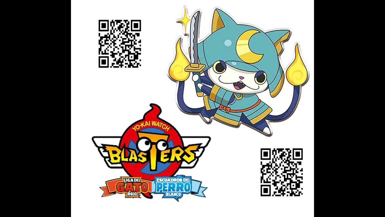 YOKAI WATCH BLASTERSCódigos QR rojashogunyan YouTube