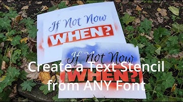 Maak sjablonen van elk lettertype