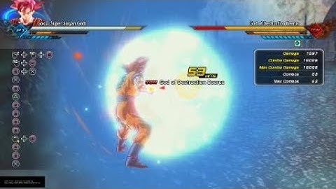 DBXV2  SSGod Goku freestyle tech demonstration  (Did we honestly need another one of these?)