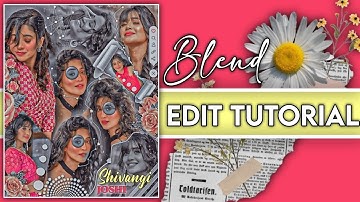 Picsart blend edit tutorial for fanpages || Blending fanedit tutorial || Arora galaxy