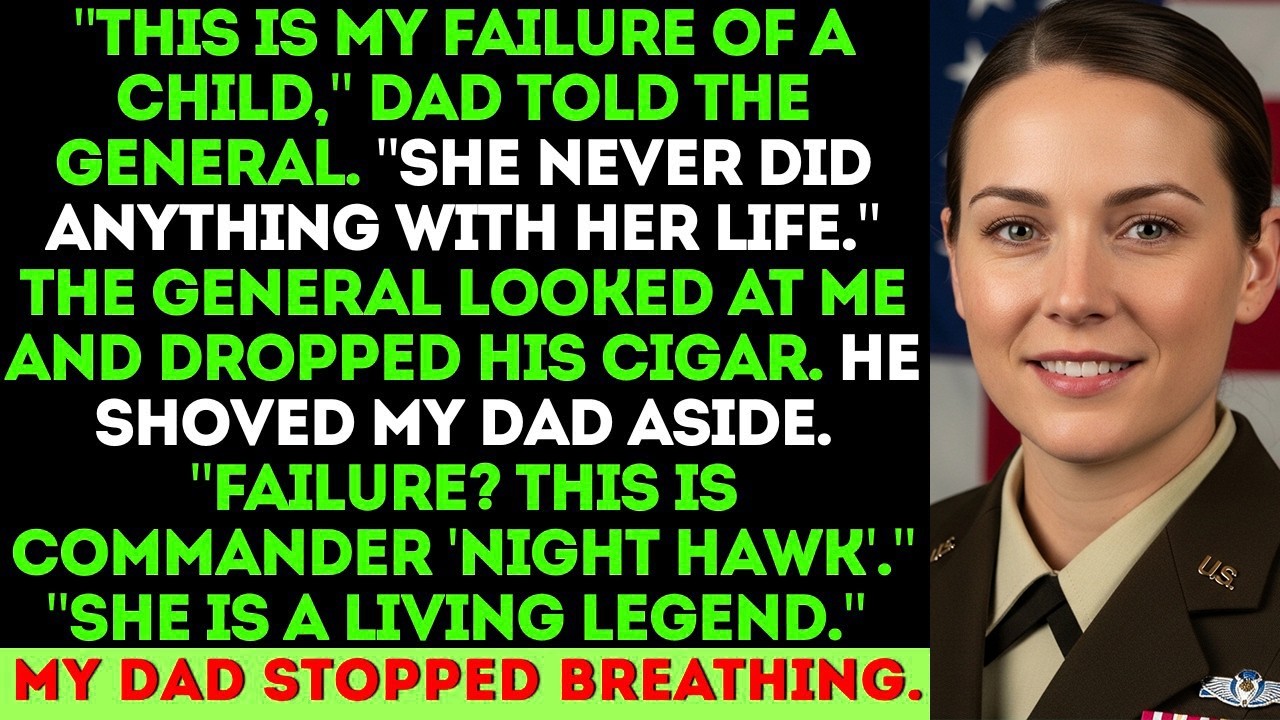 “This Is My Failed Child,” Dad Told The General—But the Man Shoved Him Aside and Saluted Me…