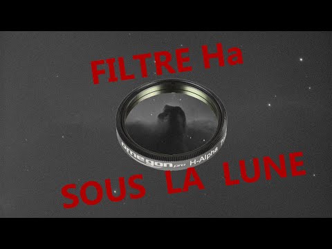The Ha FILTER under the MOON