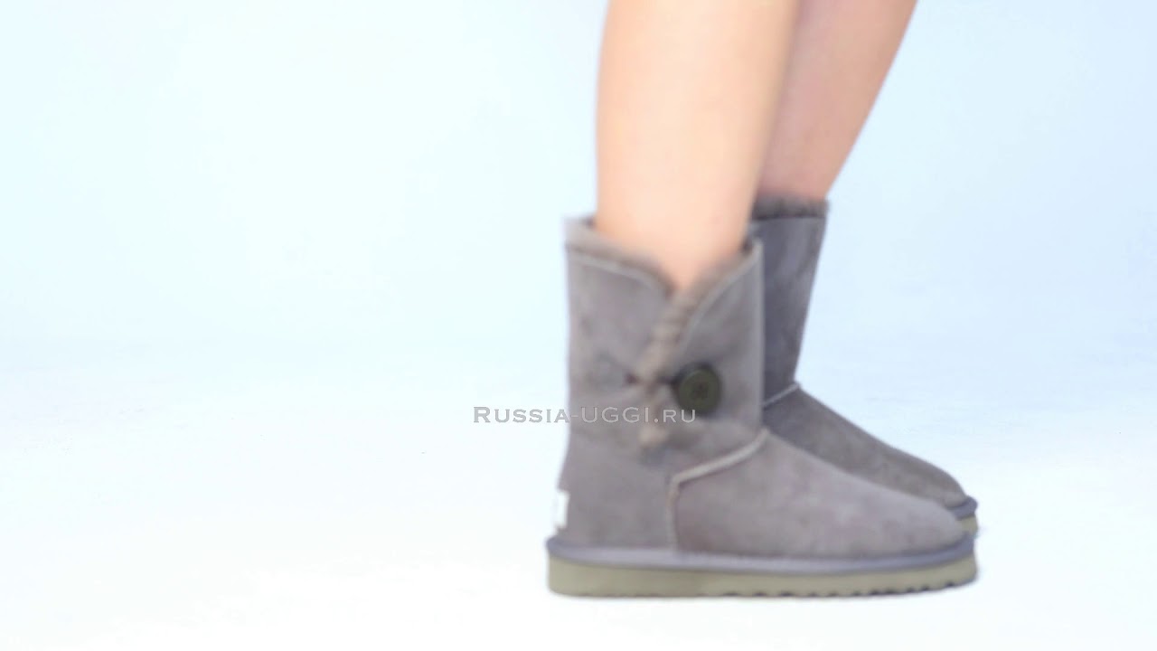 ugg bailey button grey