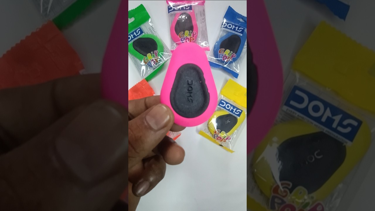 Doms grip pop erasers 