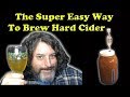 How To Brew Hard Apple Cider The Super Easy Way - Only Takes A Week -  Beginners Brewing 101