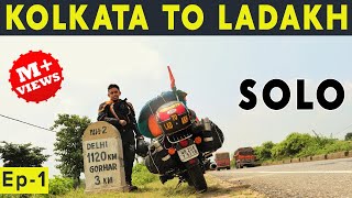 Kolkata to Ladakh (Solo) | Day 1 | Kolkata to Banaras | Ep-1 | #countingMilesToLadakh