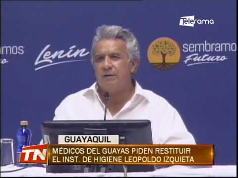 Médicos del Guayas piden restituir el inst. de higiene Lepoldo Izquieta