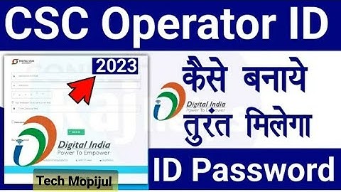 Csc operator Id kaise banaye | Csc id operator kaise banaye 2023 | How to create  csc operator id