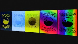 Opening Very Weird Pokemon card Collections - GOLD - SILVER - BLACK - RAINBOW #pokémon #pokemon