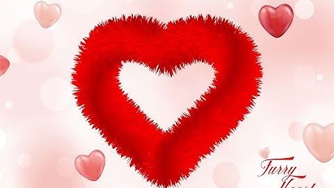 How to make fur effect heart heart shape | Adobe Illustrator Tutorial