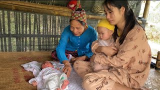 The happiness of a single mother after giving birth and seeing her daughter again