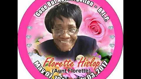 Aunt Florette's Funeral Service