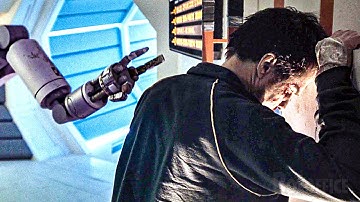 ロボットが宇宙飛行士に暴露する | 月に囚われた男 | 映画シーン