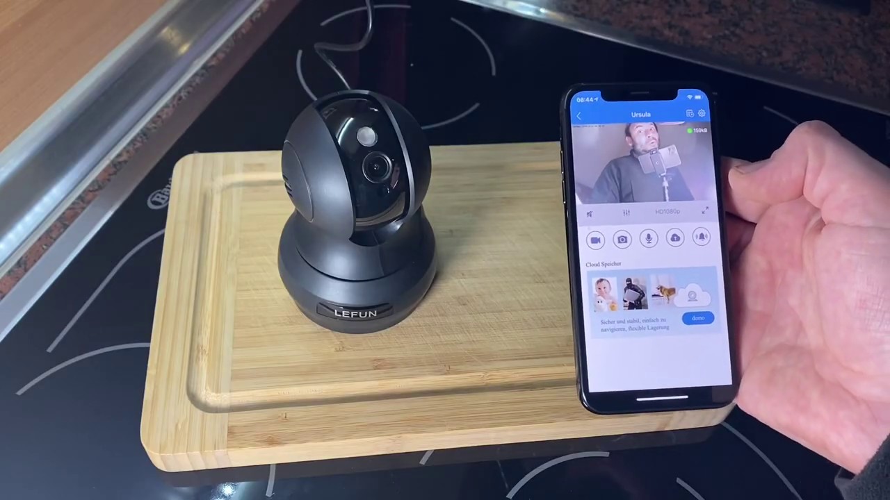 FREDI 1080P Wifi IP Kamera HD Sicherheitskamera WLAN Home Überwachungskamera