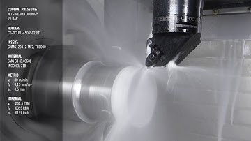 JETI Jetstream Tooling Holder Coolant Pressure Comparison | Seco Tools